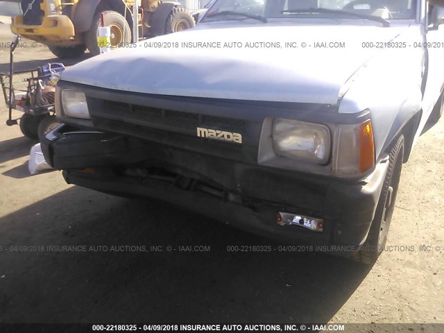 JM2UF1233M0135634 - 1991 MAZDA B2200 SHORT BED BLUE photo 6