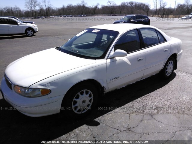 2G4WS52J711315211 - 2001 BUICK CENTURY CUSTOM WHITE photo 2