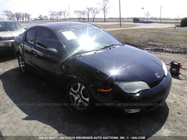 1G8AW12F85Z154852 - 2005 SATURN ION LEVEL 3 BLACK photo 1