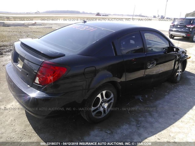 1G8AW12F85Z154852 - 2005 SATURN ION LEVEL 3 BLACK photo 4