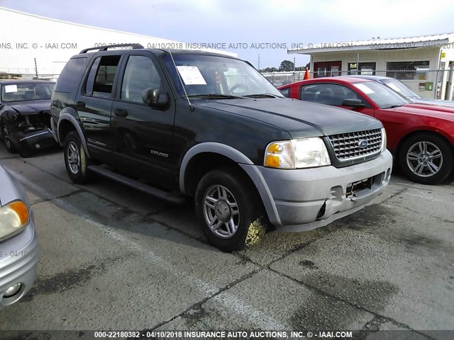 1FMZU62E12UA75644 - 2002 FORD EXPLORER XLS GREEN photo 1