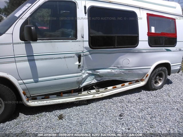 1FDEE14N8SHA39292 - 1995 FORD ECONOLINE E150 VAN WHITE photo 6