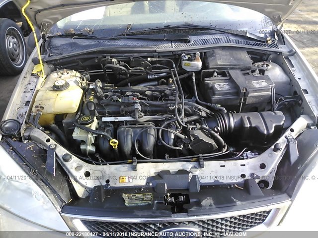 1FAFP34N77W220312 - 2007 FORD FOCUS ZX4/S/SE/SES GOLD photo 10