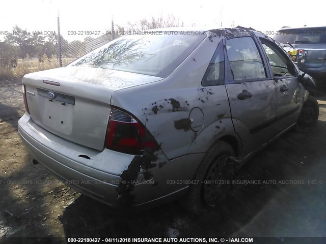 1FAFP34N77W220312 - 2007 FORD FOCUS ZX4/S/SE/SES 金色 照片 4