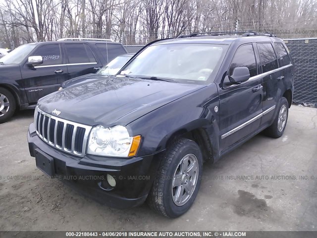 1J4HR58246C361714 - 2006 JEEP GRAND CHEROKEE LIMITED BLACK photo 2