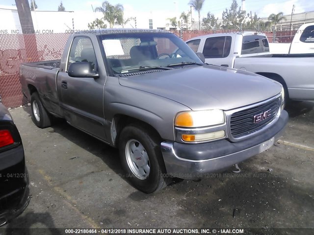 1GTEC14V7YE365203 - 2000 GMC NEW SIERRA C1500 GRAY photo 1