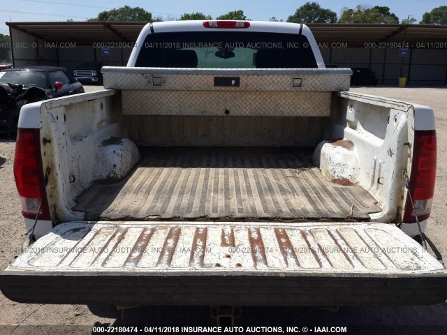 3GTRKVE35AG160888 - 2010 GMC SIERRA K1500 SLE WHITE photo 8