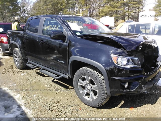 1GCGTCE30F1255373 - 2015 CHEVROLET COLORADO Z71 BLACK photo 1