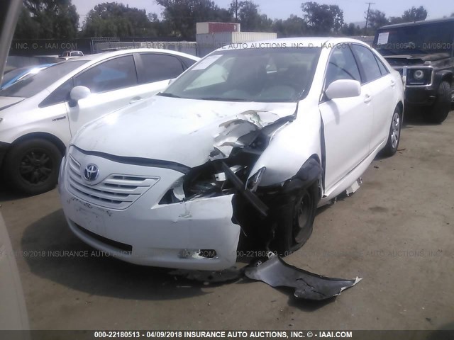 4T4BE46K88R045185 - 2008 TOYOTA CAMRY CE/LE/XLE/SE WHITE photo 2