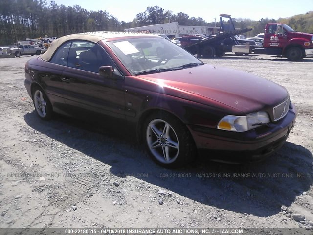 YV1NC56D51J019508 - 2001 VOLVO C70 TURBO RED photo 1