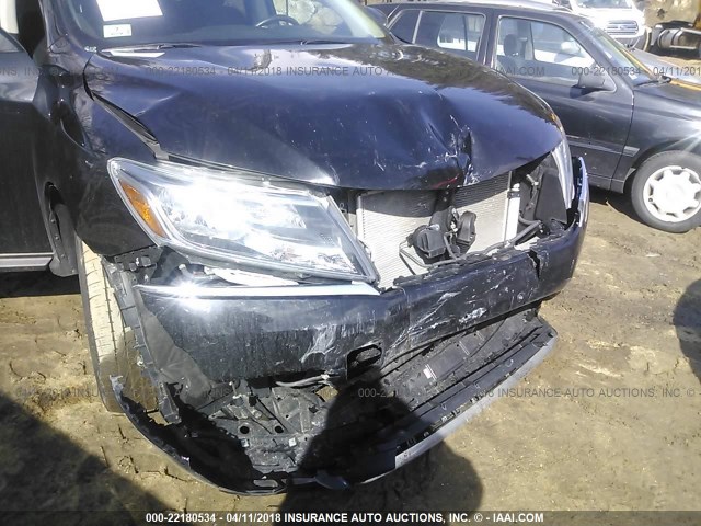 5N1AR2MNXEC660558 - 2014 NISSAN PATHFINDER S/SV/SL/PLATINUM 黑色 照片 6