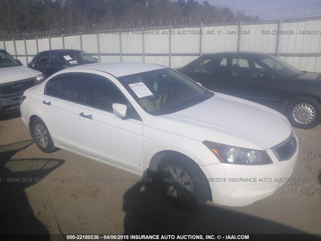 1HGCP26398A057391 - 2008 HONDA ACCORD LX WHITE photo 1