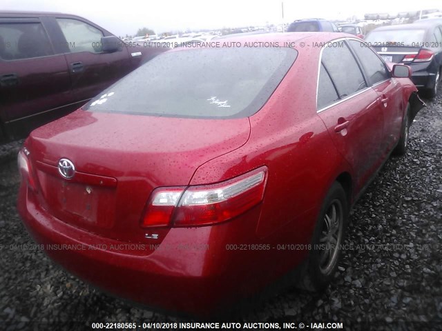 4T1BE46K89U400075 - 2009 TOYOTA CAMRY SE/LE/XLE 红色 照片 4