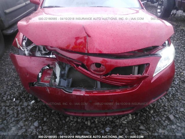 4T1BE46K89U400075 - 2009 TOYOTA CAMRY SE/LE/XLE 红色 照片 6