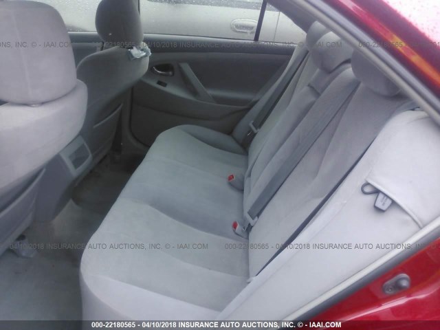 4T1BE46K89U400075 - 2009 TOYOTA CAMRY SE/LE/XLE 红色 照片 8