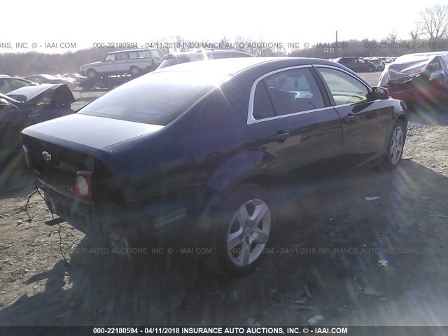 1G1ZG57B894185856 - 2009 CHEVROLET MALIBU LS 蓝色 照片 4
