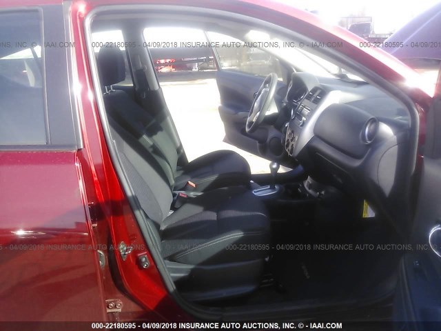 3N1CN7AP0JL809685 - 2018 NISSAN VERSA S/S PLUS/SV/SL RED photo 5