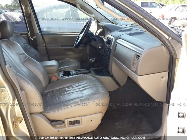1J4GW48N54C136269 - 2004 JEEP GRAND CHEROKEE LAREDO/COLUMBIA/FREEDOM 金色 照片 5