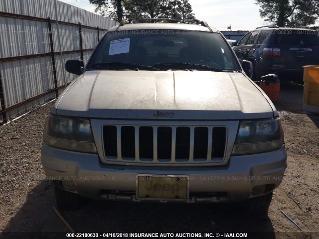 1J4GW48N54C136269 - 2004 JEEP GRAND CHEROKEE LAREDO/COLUMBIA/FREEDOM 金色 照片 6