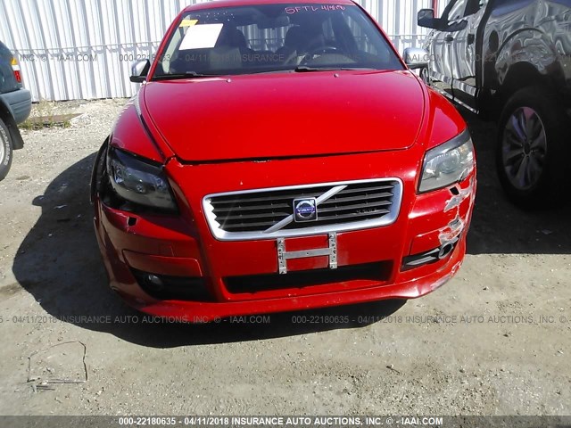 YV1672MK3A2174156 - 2010 VOLVO C30 T5 RED photo 6