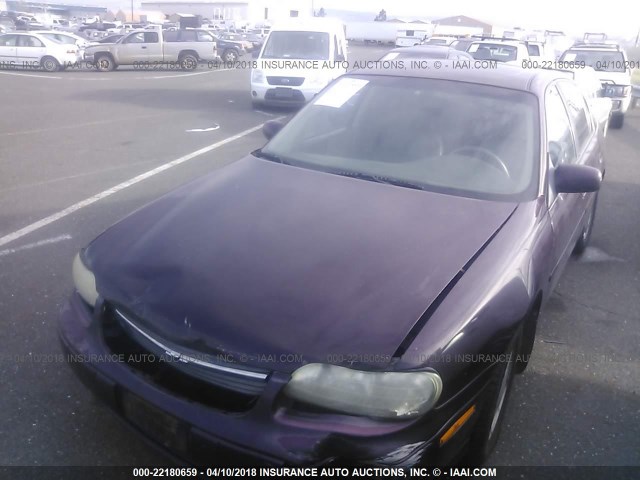 1G1NE52J2Y6162191 - 2000 CHEVROLET MALIBU LS 勃艮第红 照片 2