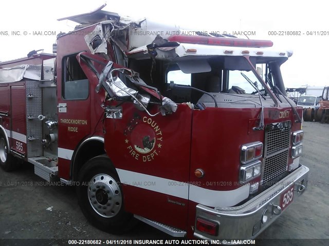 4S7CT2D914C045606 - 2004 SPARTAN MOTORS FIRETRUCK (HI TECH TYPE1)  RED photo 6