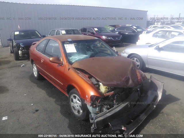 1N4AB42D4VC504021 - 1997 NISSAN 200SX SE ORANGE photo 1