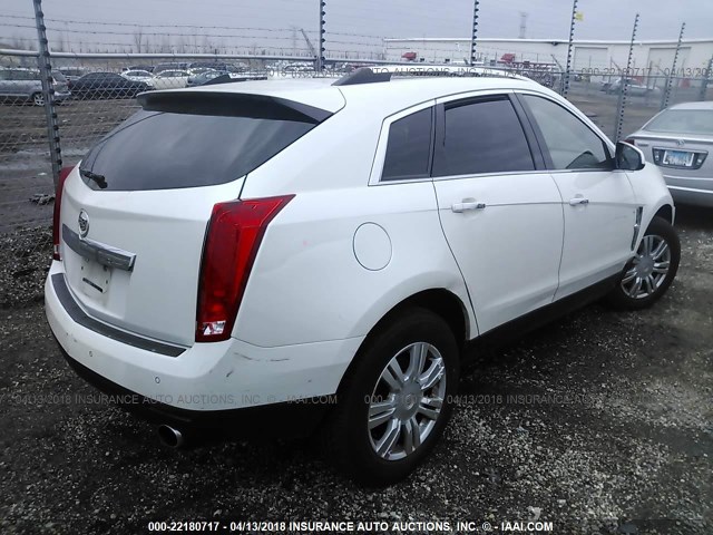 3GYFNAEY8AS627985 - 2010 CADILLAC SRX LUXURY COLLECTION WHITE photo 4