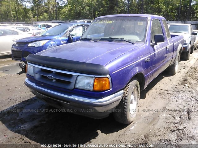 1FTCR14A9VPA18409 - 1997 FORD RANGER SUPER CAB PURPLE photo 2