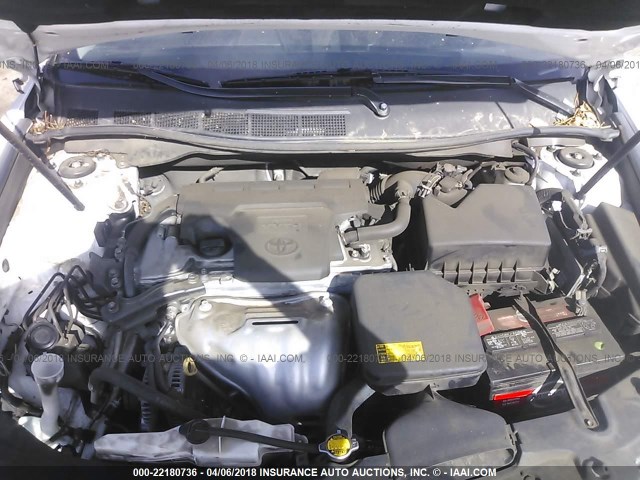 4T4BF1FK7ER343492 - 2014 TOYOTA CAMRY L/SE/LE/XLE 白色 照片 10