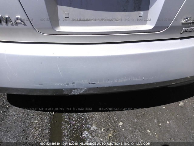 1N4AL11D06N349521 - 2006 NISSAN ALTIMA S/SL SILVER photo 6