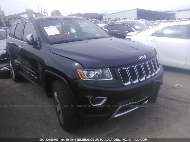 1C4RJFBTXEC378427 - 2014 JEEP GRAND CHEROKEE LIMITED BLACK photo 1