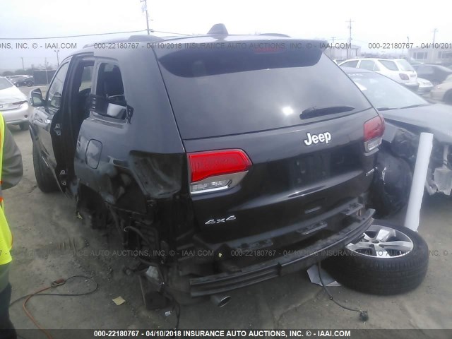 1C4RJFBTXEC378427 - 2014 JEEP GRAND CHEROKEE LIMITED BLACK photo 3