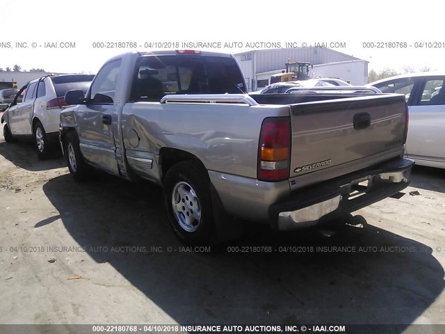 1GCEC14T3XZ108271 - 1999 CHEVROLET SILVERADO C1500 Pewter photo 3