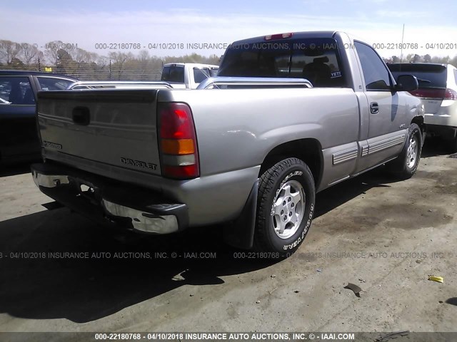 1GCEC14T3XZ108271 - 1999 CHEVROLET SILVERADO C1500 Pewter photo 4