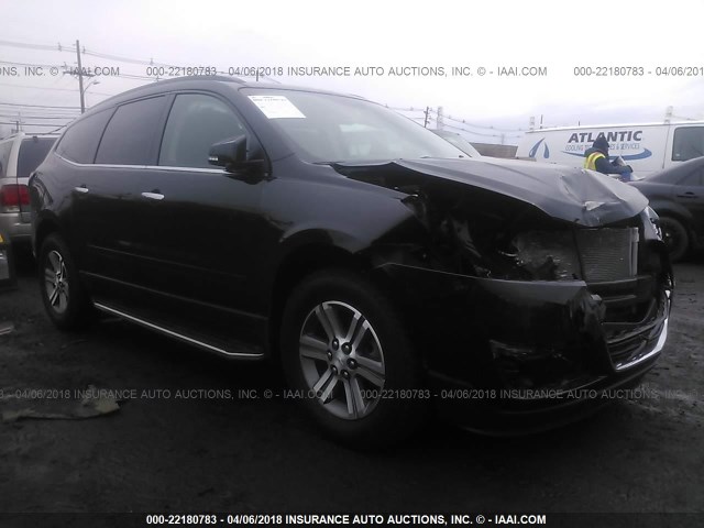 1GNKVHKD0HJ116482 - 2017 CHEVROLET TRAVERSE LT BLACK photo 1