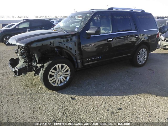 5LMJJ2J52DEL03984 - 2013 LINCOLN NAVIGATOR BLACK photo 3