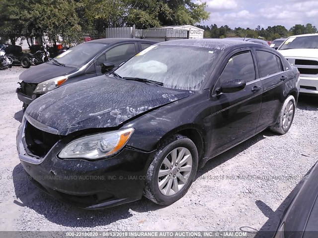 1C3CCBBB9DN512674 - 2013 CHRYSLER 200 TOURING BLACK photo 2