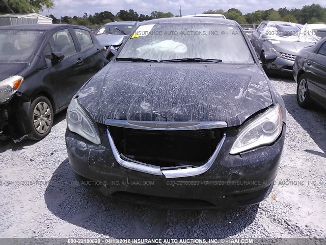 1C3CCBBB9DN512674 - 2013 CHRYSLER 200 TOURING BLACK photo 6