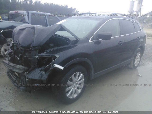 JM3TB28A180162268 - 2008 MAZDA CX-9 BLACK photo 2