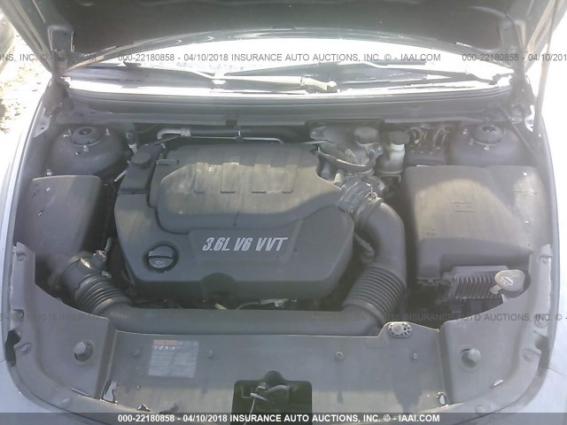 1G1ZK577994205896 - 2009 CHEVROLET MALIBU LTZ GRAY photo 10
