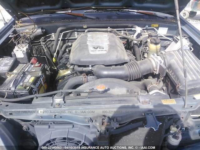 4S6CK58W614410201 - 2001 HONDA PASSPORT EX/LX 蓝色 照片 10