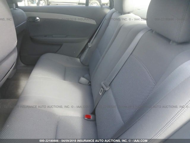 1G1ZB5E0XCF236074 - 2012 CHEVROLET MALIBU LS ვერცხლისფერი ფოტო 8