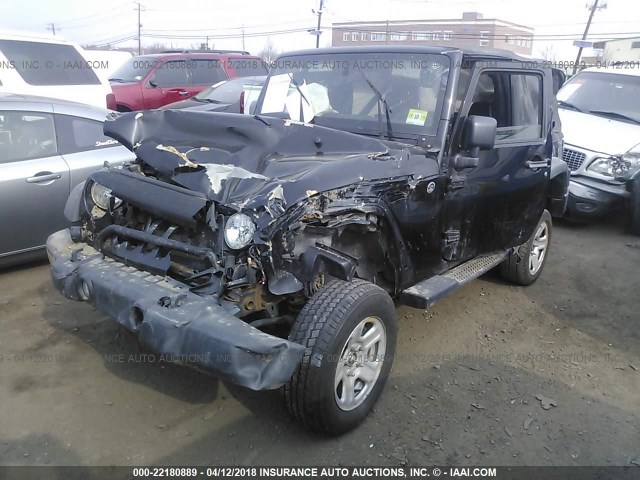 1J4AA2D16BL577188 - 2011 JEEP WRANGLER SPORT BLACK photo 2