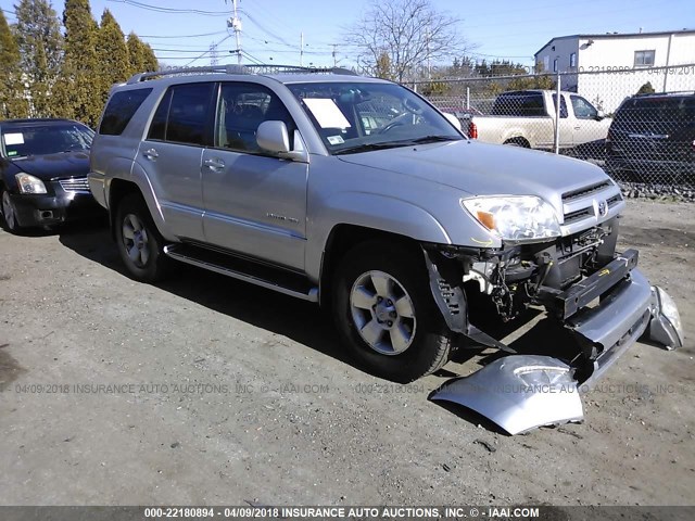 JTEBT17R830005554 - 2003 TOYOTA 4RUNNER LIMITED SILVER photo 1