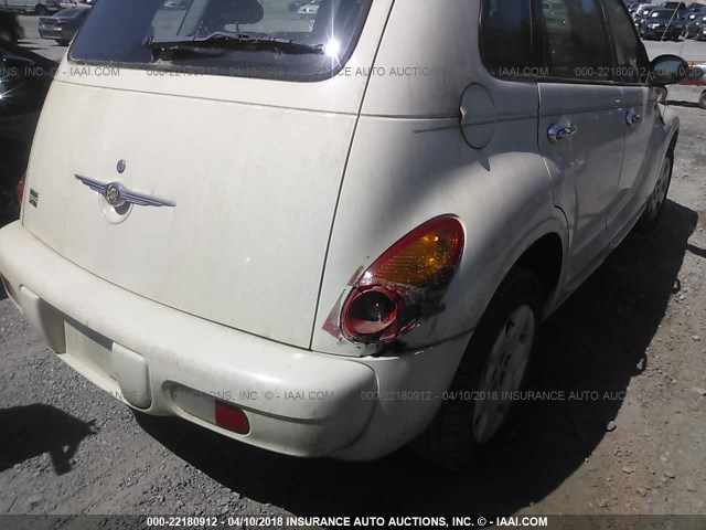 3C4FY58B95T627456 - 2005 CHRYSLER PT CRUISER TOURING WHITE photo 6