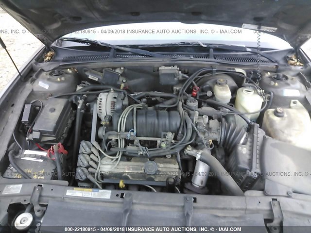 1G4CW52K9X4643677 - 1999 BUICK PARK AVENUE  GRAY photo 10