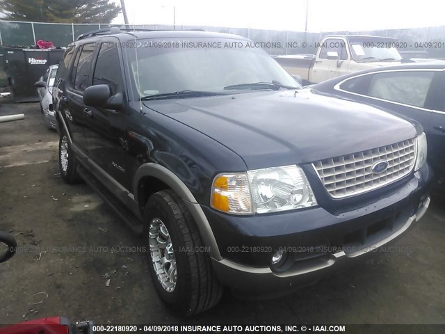 1FMZU74E92UA62613 - 2002 FORD EXPLORER EDDIE BAUER BLUE photo 1