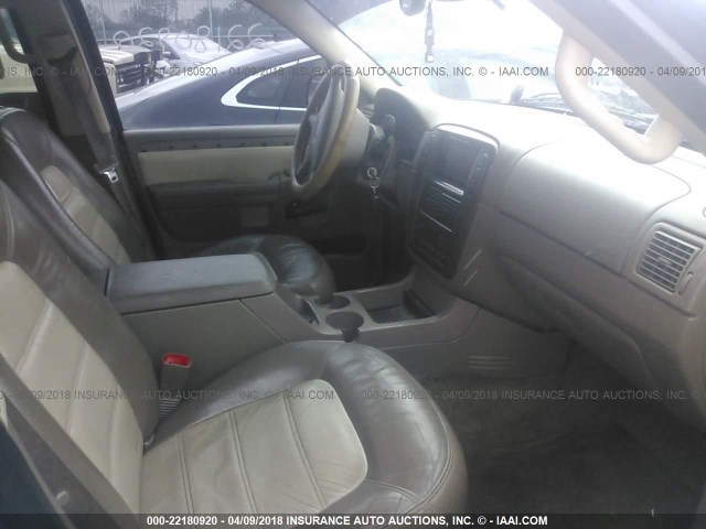 1FMZU74E92UA62613 - 2002 FORD EXPLORER EDDIE BAUER BLUE photo 5