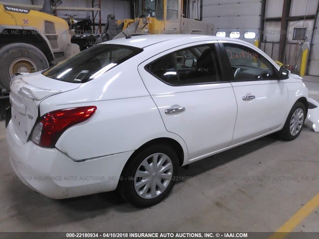 3N1CN7AP0FL840622 - 2015 NISSAN VERSA S/S PLUS/SV/SL WHITE photo 4